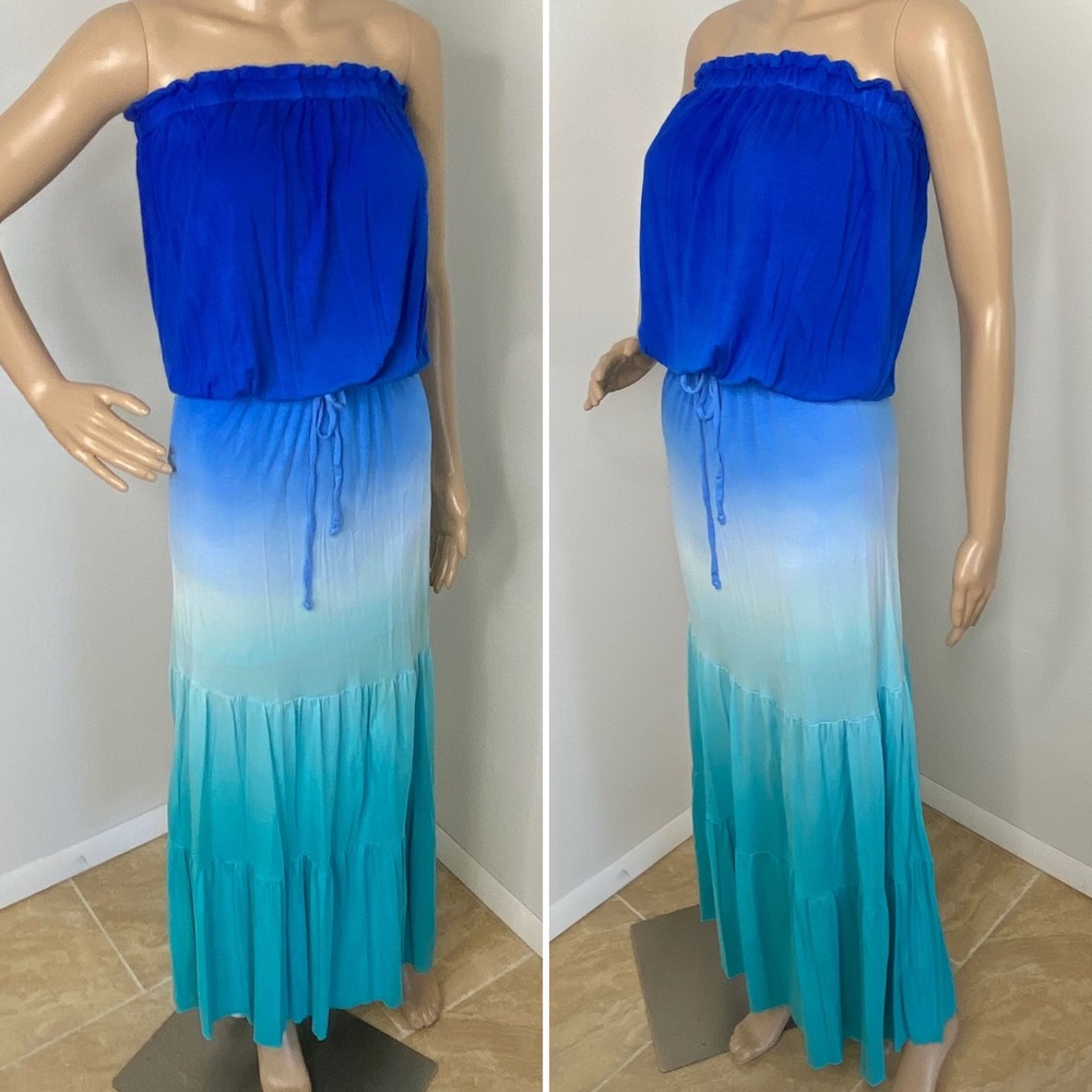 YOUNG FABULOUS & BROKE Ombré Dye SYDNEY Maxi Dress - Picture 9 of 16